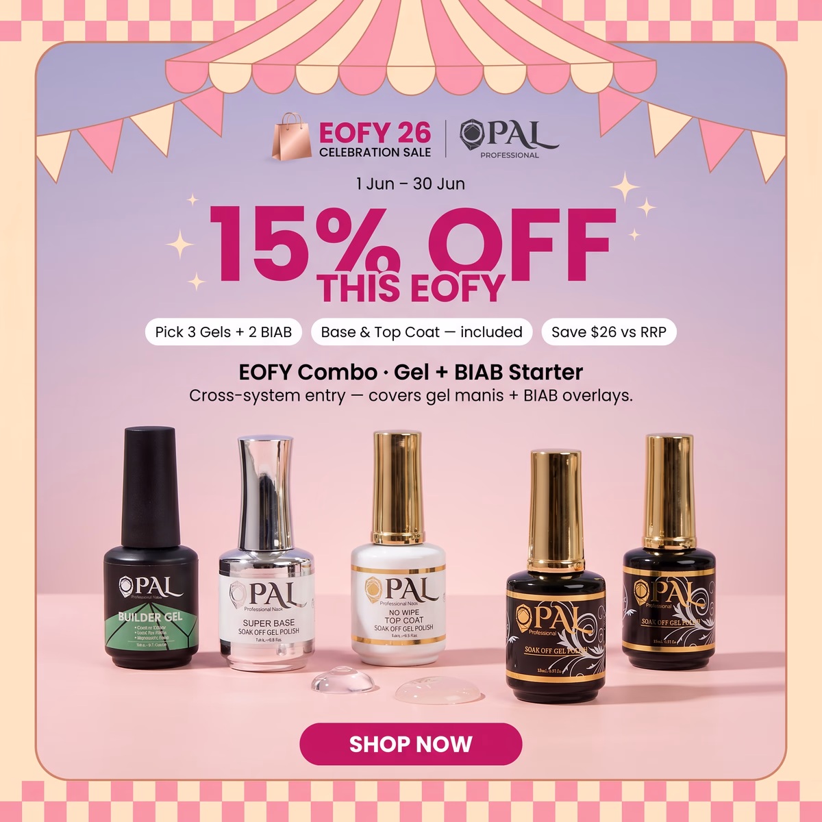 EOFY Combo · Gel + BIAB Starter